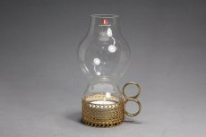 画像1: iittala/イッタラ/TSAIKKA/ツァイッカ/24Karaatti/24キャラット/ゴールドホルダー&クリアグラス/キャンドルホルダー (1)