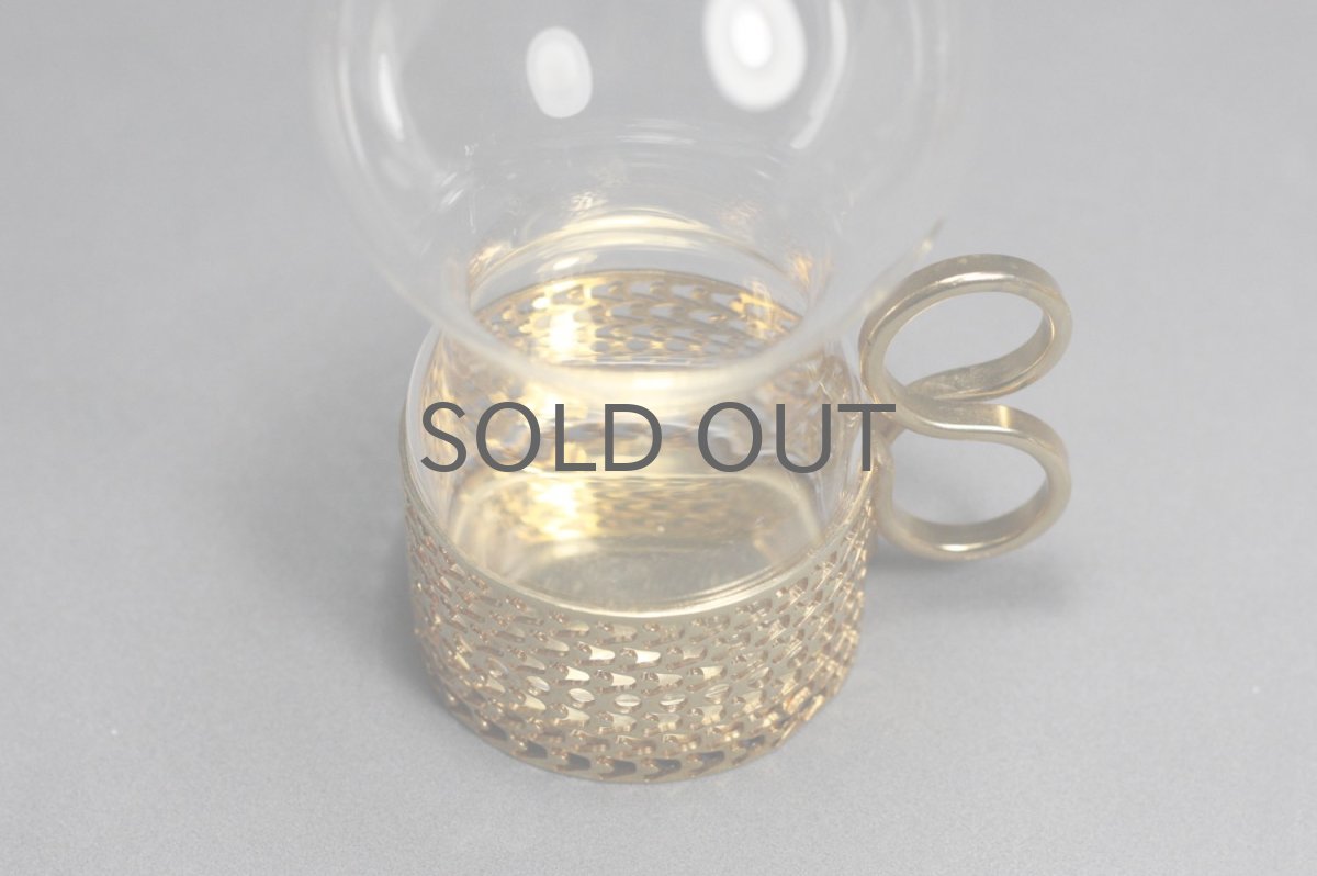 画像3: iittala/イッタラ/TSAIKKA/ツァイッカ/24Karaatti/24キャラット/ゴールドホルダー&クリアグラス/キャンドルホルダー (3)