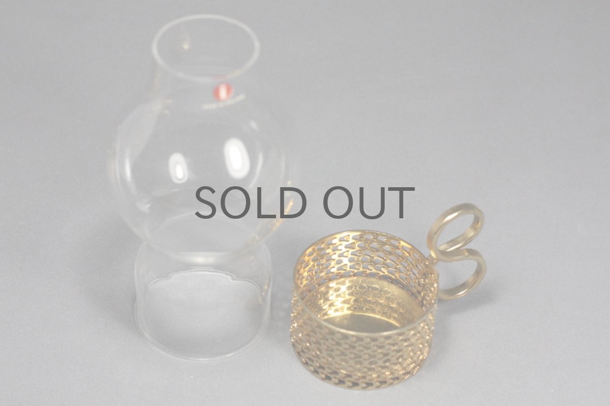 画像4: iittala/イッタラ/TSAIKKA/ツァイッカ/24Karaatti/24キャラット/ゴールドホルダー&クリアグラス/キャンドルホルダー (4)