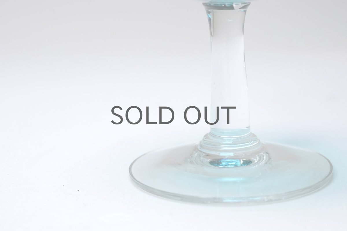 画像6: ビンテージ北欧雑貨/Nuutajarvi/ヌータヤルヴィ/Saara Hopea/サーラ・ホペア/1125/リカーグラス/ライトブルー (6)