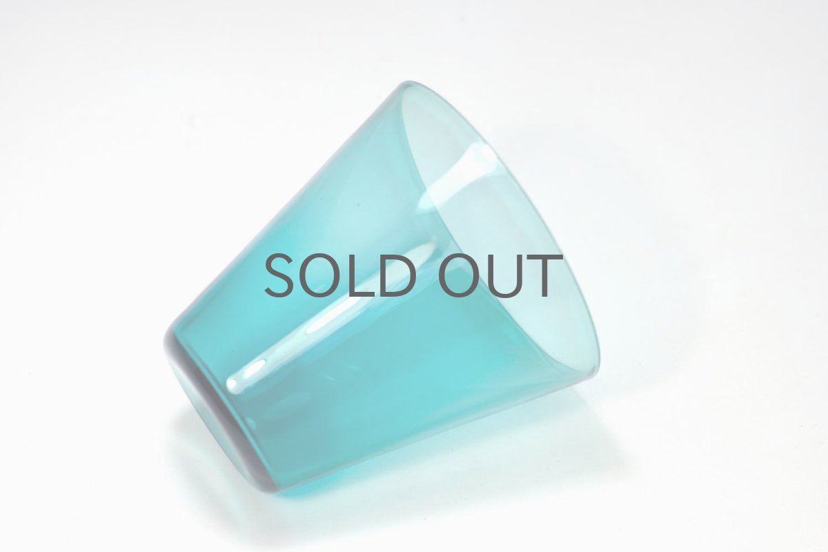 画像2: ビンテージ北欧雑貨/Kaj Franck/カイ・フランク/2744/タンブラー/Mサイズ/Nuutajarvi/ニュータヤルヴィ/ターコイスブルー (2)