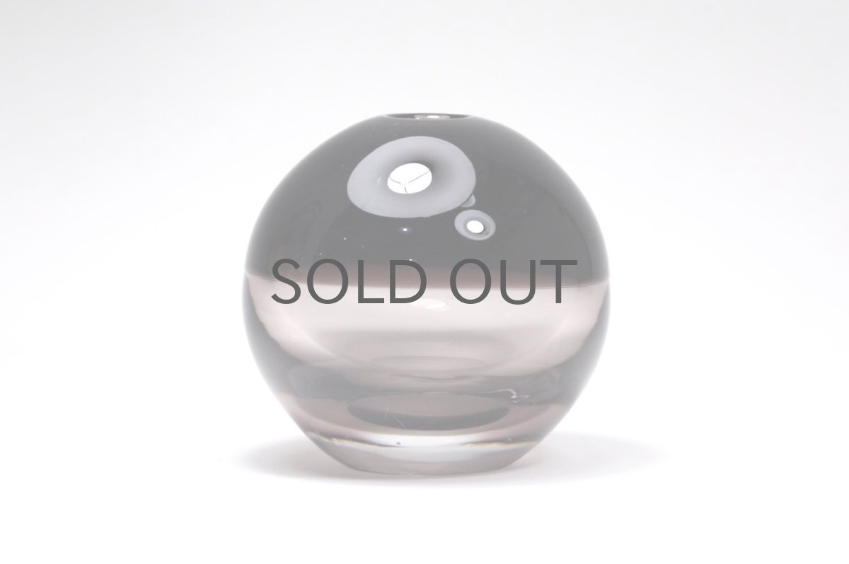 画像1: ビンテージ北欧雑貨/iittala/イッタラ/ TIMO SARPANEVA/ティモ・サルパネバ/Art object/TANTRIC BALL/ライラック (1)