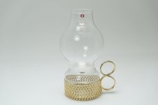 画像1: iittala/イッタラ/TSAIKKA/ツァイッカ/24Karaatti/24キャラット/ゴールドホルダー&クリアグラス/キャンドルホルダー (1)