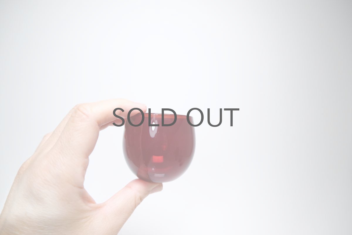 画像4: ビンテージ北欧雑貨/Nuutajarvi/ヌータヤルヴィ/Saara Hopea/サラ・ホペア/Marja/レッド (4)