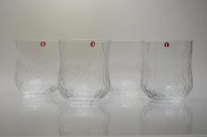 画像4: ビンテージ北欧雑貨/iittala/イッタラ/Koivu/コイブ/白樺グラス/オリジナルBOX/４個セット/H8サイズ (4)