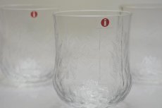 画像5: ビンテージ北欧雑貨/iittala/イッタラ/Koivu/コイブ/白樺グラス/オリジナルBOX/４個セット/H8サイズ (5)