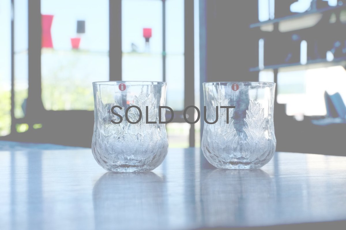 画像2: ビンテージ北欧雑貨/iittala/イッタラ/Koivu/コイブ/白樺グラス/オリジナルBOX/4個セット/H8サイズ (2)