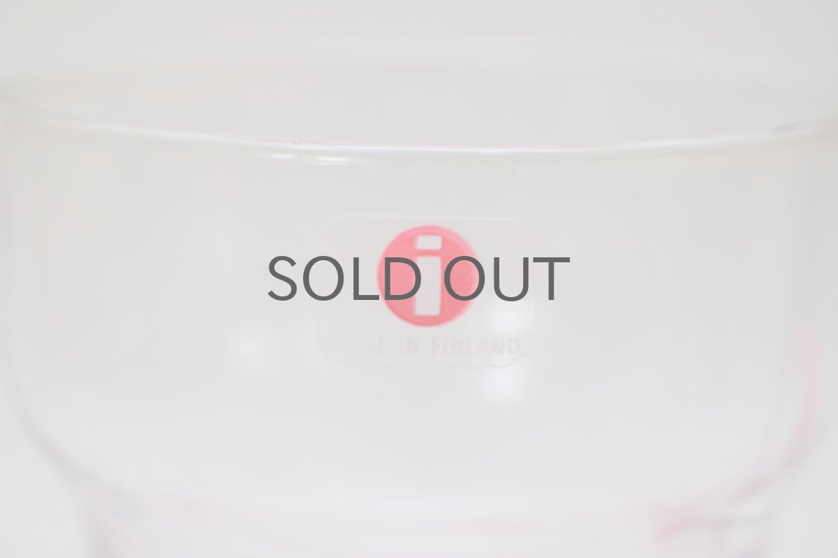 画像3: 北欧ビンテージ/iittala/イッタラ/TSAIKKA/ツァイッカ/クリア&レッドホルダー/レアレッド/No.1 (3)