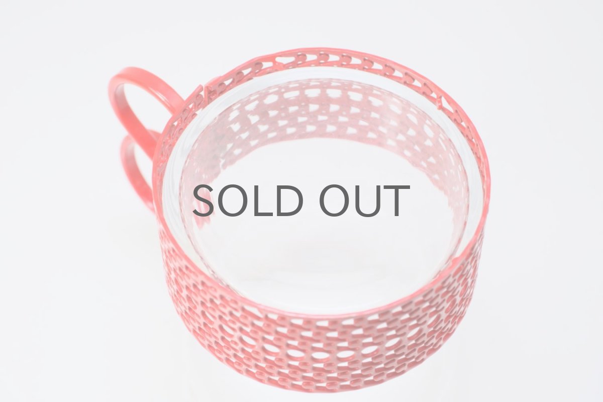 画像4: 北欧ビンテージ/iittala/イッタラ/TSAIKKA/ツァイッカ/クリア&レッドホルダー/レアレッド/No.1 (4)