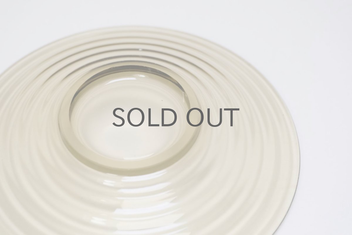 画像7: 北欧ビンテージガラス/Aino Aalto/アイノ・アアルト/Karhula/カルフラ/Bolgeblick/プレート/スモーク (7)