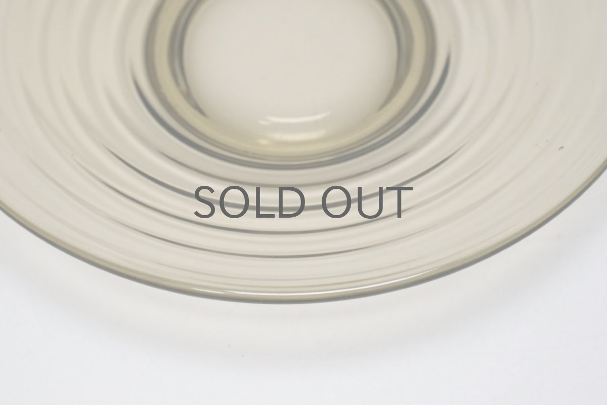 画像4: 北欧ビンテージガラス/Aino Aalto/アイノ・アアルト/Karhula/カルフラ/Bolgeblick/プレート/スモーク (4)