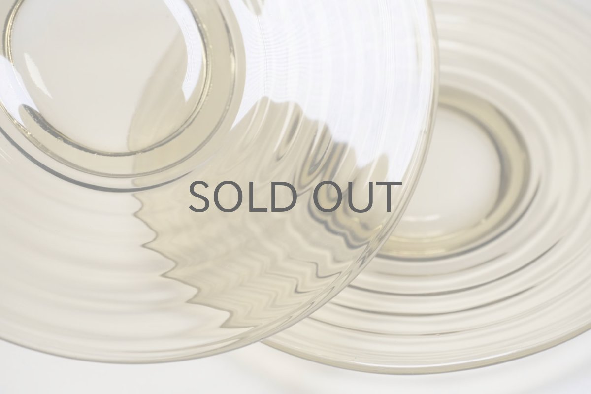 画像3: 北欧ビンテージガラス/Aino Aalto/アイノ・アアルト/Karhula/カルフラ/Bolgeblick/プレート/スモーク (3)