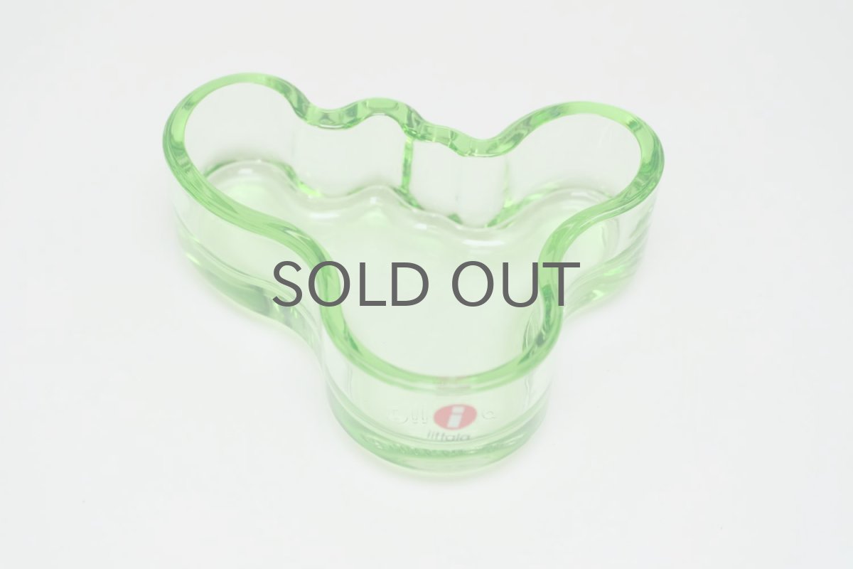 画像2: 北欧ビンテージ/iittala/イッタラ/Alvar Aalto/Aalto bowl/アアルトボウル/W10cm/アップルグリーン/廃番 (2)