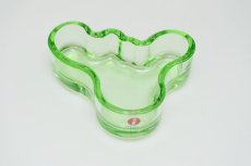 画像2: 北欧ビンテージ/iittala/イッタラ/Alvar Aalto/Aalto bowl/アアルトボウル/W10cm/アップルグリーン/廃番 (2)