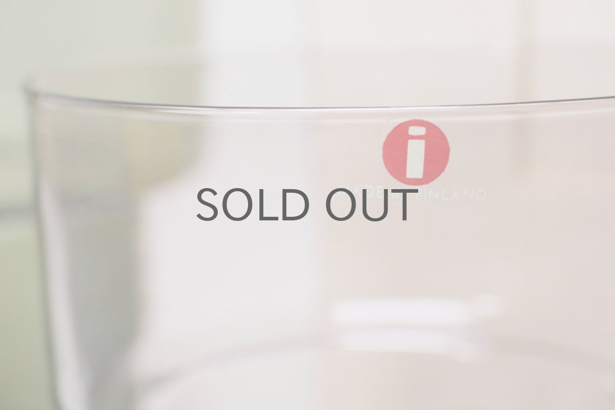 画像10: 北欧ビンテージガラス/Lisa Johansson Pape/リサヨハンソンパッペ/Viola/ビオラ/トリプルベース/オリーブ&ブルー&ピンク/オリジナルボックス付き (10)