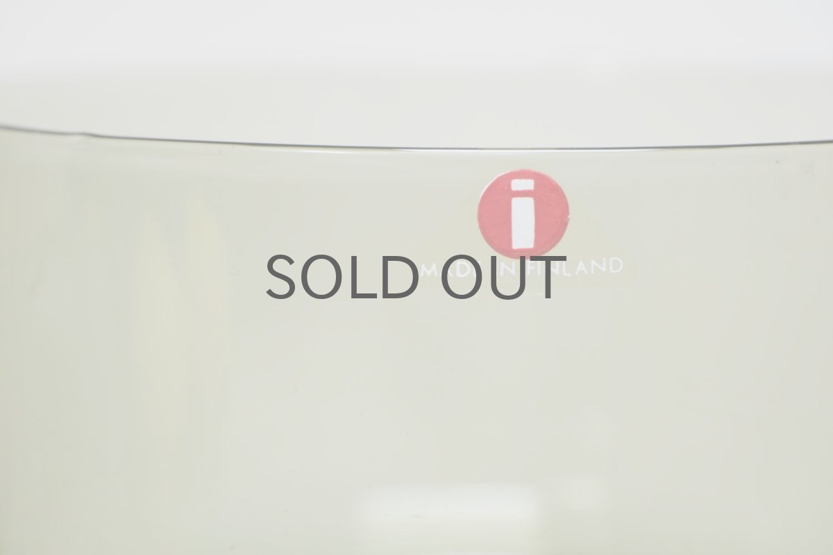 画像11: 北欧ビンテージガラス/Lisa Johansson Pape/リサヨハンソンパッペ/Viola/ビオラ/トリプルベース/オリーブ&ブルー&ピンク/オリジナルボックス付き (11)