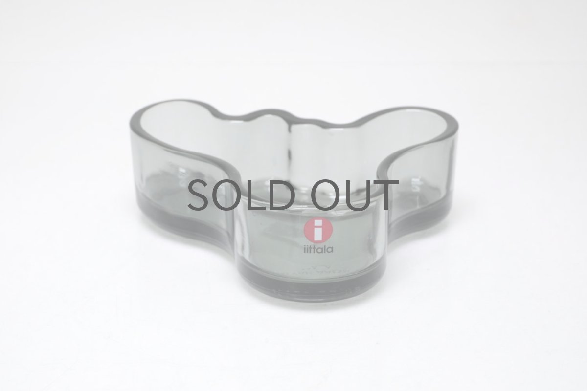 画像1: 北欧ビンテージ/iittala/イッタラ/Alvar Aalto/Aalto bowl/アアルトボウル/W10cm/グレー/廃番 (1)