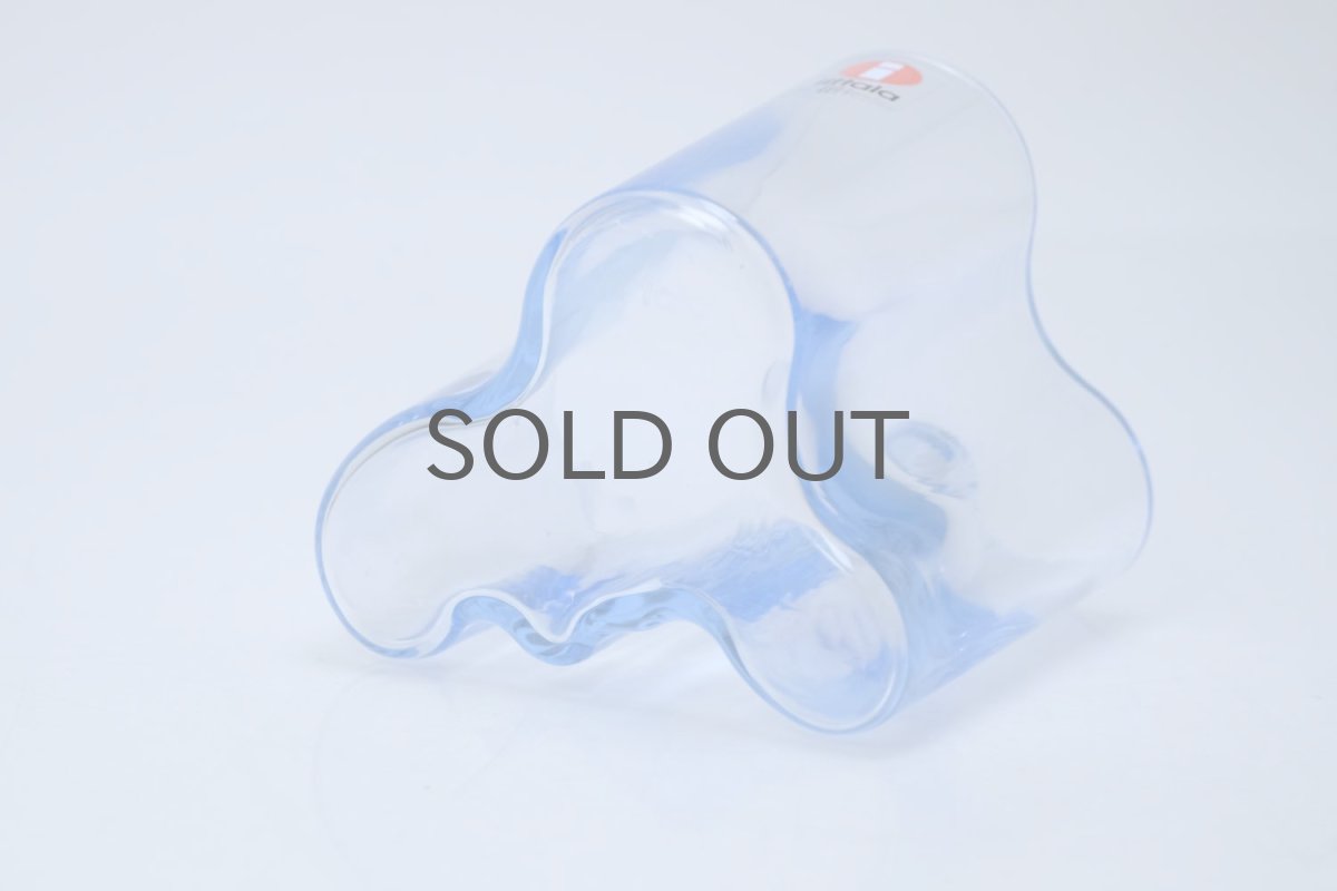 画像3: 北欧ビンテージ/iittala/イッタラ/Alvar Aalto/Aalto vase/アアルトベース/Savoy vase/ミニチュアベース/H5.5cm/アズールブルー (3)