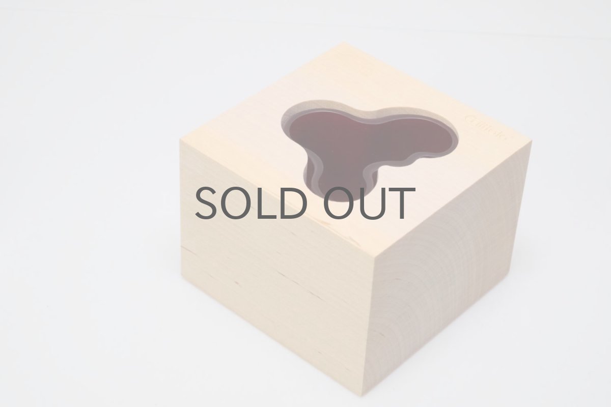 画像4: 北欧ビンテージ/iittala/イッタラ/Alvar Aalto/Aalto vase/アアルトベース/Savoy vase/ミニチュアベース/H5.5cm/フレミングレッド/木箱付き/限定1000個 (4)