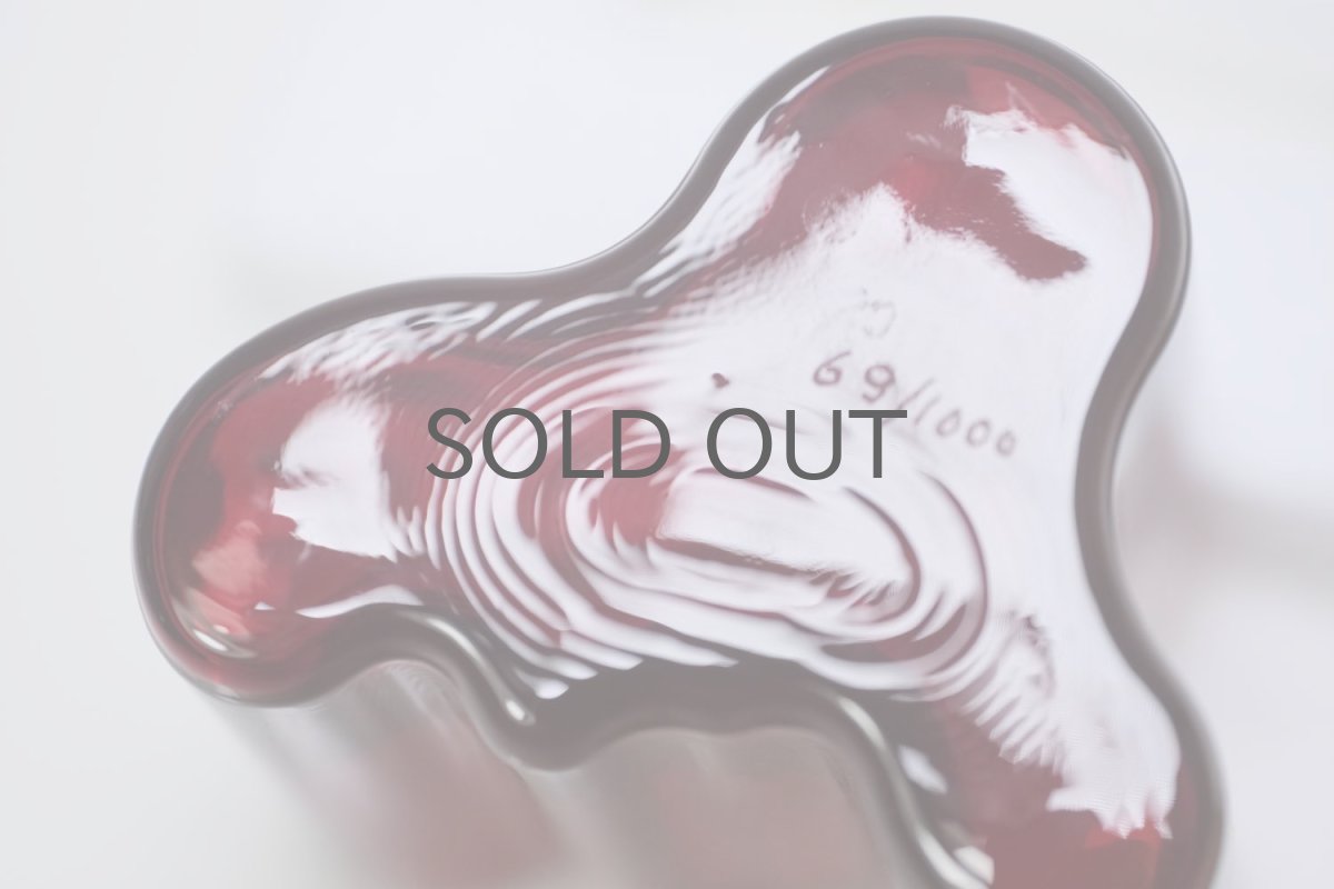 画像8: 北欧ビンテージ/iittala/イッタラ/Alvar Aalto/Aalto vase/アアルトベース/Savoy vase/ミニチュアベース/H5.5cm/フレミングレッド/木箱付き/限定1000個 (8)