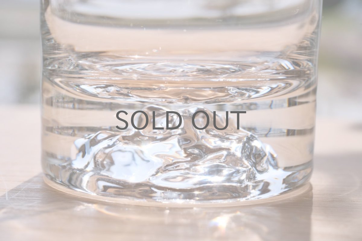 画像2: ビンテージ北欧雑貨/Nuutajarvi/ヌータヤルヴィ/Himalaja/クリアヒマヤラ/ロックグラス/Lサイズ (2)