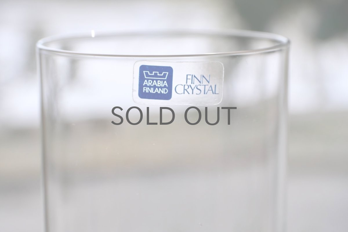 画像3: ビンテージ北欧雑貨/Nuutajarvi/ヌータヤルヴィ/Himalaja/クリアヒマヤラ/ロンググラス (3)