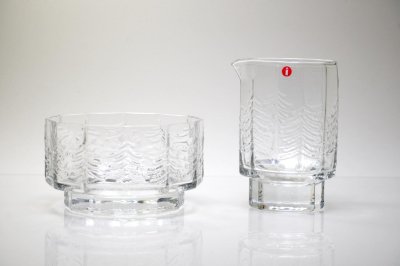 画像1: フィンランド/Iittala/イッタラ /Kuusi/クーシ /もみの木/シュガーボウル/ボウル