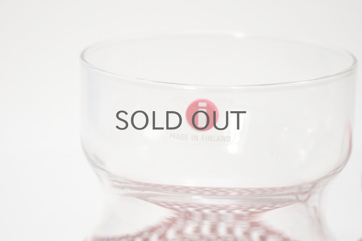 画像2: 北欧ビンテージ/iittala/イッタラ/TSAIKKA/ツァイッカ/クリア&レッドホルダー/レアレッド/No.2 (2)