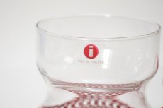 画像2: 北欧ビンテージ/iittala/イッタラ/TSAIKKA/ツァイッカ/クリア&レッドホルダー/レアレッド/No.2 (2)