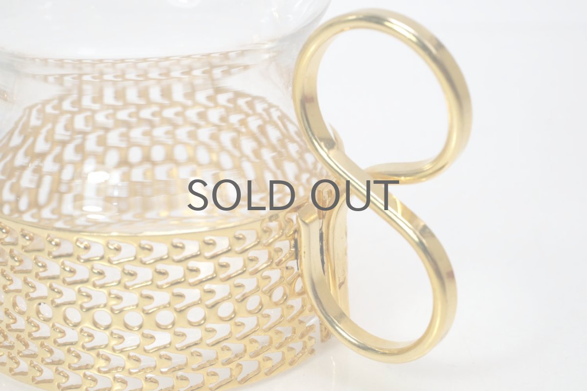 画像3: iittala/イッタラ/TSAIKKA/ツァイッカ/ゴールドホルダー&クリアグラス/No.2 (3)