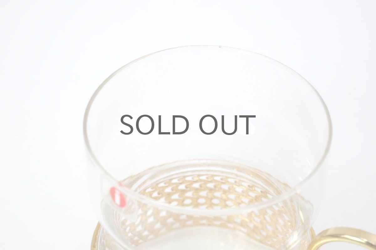 画像5: iittala/イッタラ/TSAIKKA/ツァイッカ/ゴールドホルダー&クリアグラス/No.2 (5)