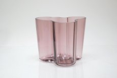 画像1: 北欧ビンテージ/iittala/イッタラ/Alvar Aalto/Aalto vase/アアルトベース/Savoy vase/H9.5cm/パープル (1)