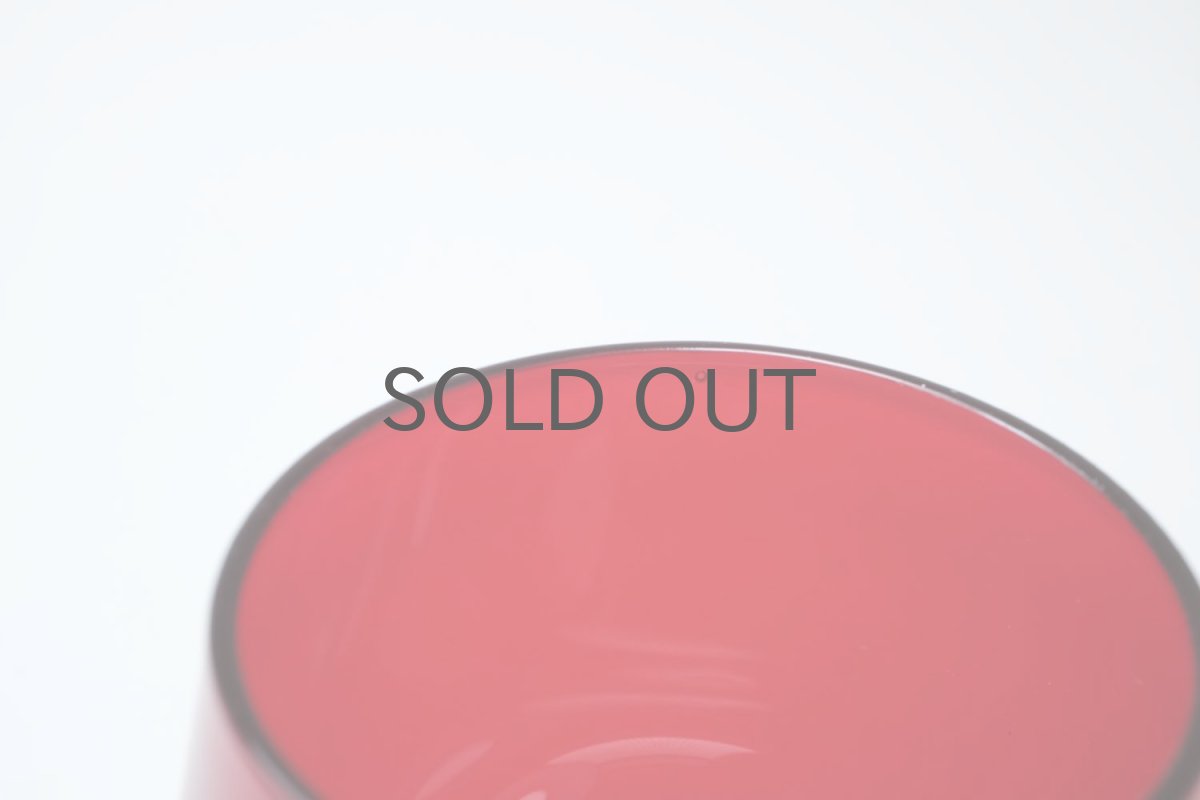 画像2: ビンテージ北欧雑貨/Nuutajarvi/ヌータヤルヴィ/Saara Hopea/サーラ・ホペア/Marja/Lサイズ/レッド (2)