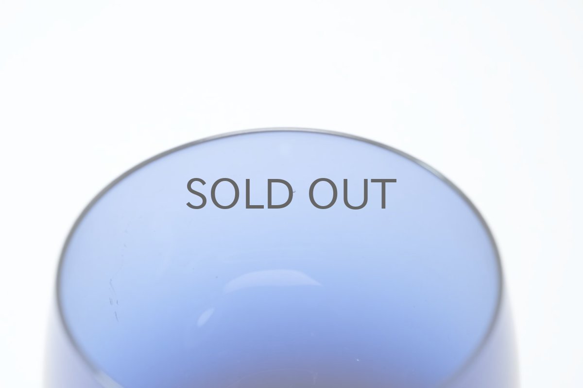 画像2: ビンテージ北欧雑貨/Nuutajarvi/ヌータヤルヴィ/Saara Hopea/サラ・ホペア/Marja/Sサイズ/ブルー (2)