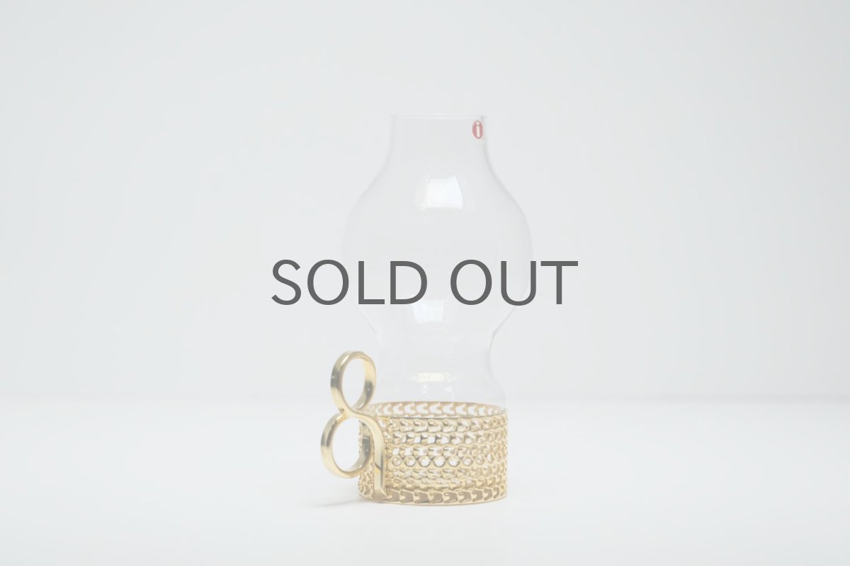 画像3: iittala/イッタラ/24Karaatti/24キャラット/ゴールドホルダー&クリアガラス/TSAIKKA/ツァイッカ/ランタン/キャンドルホルダー/Sサイズ/No.2 (3)