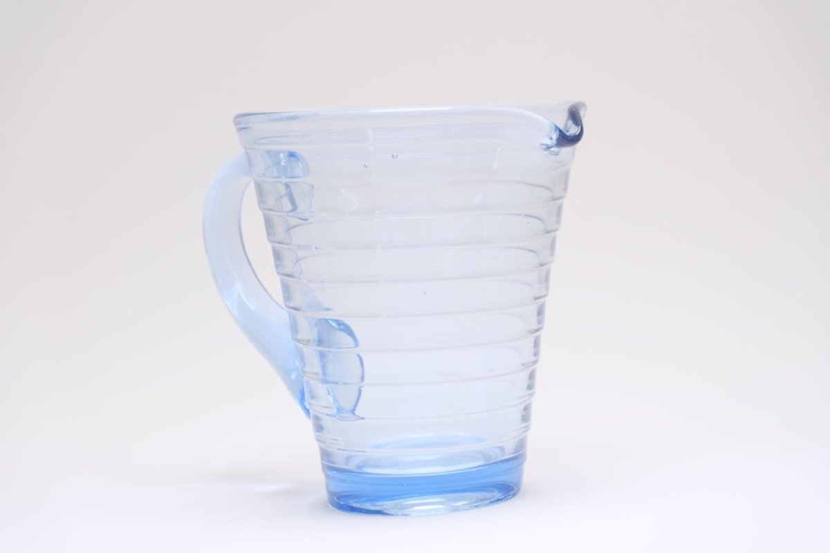 画像3: 北欧ビンテージガラス/Aino Aalto/アイノ・アアルト/Karhula/カルフラ/4644/ピッチャー/75cl/アズールブルー (3)