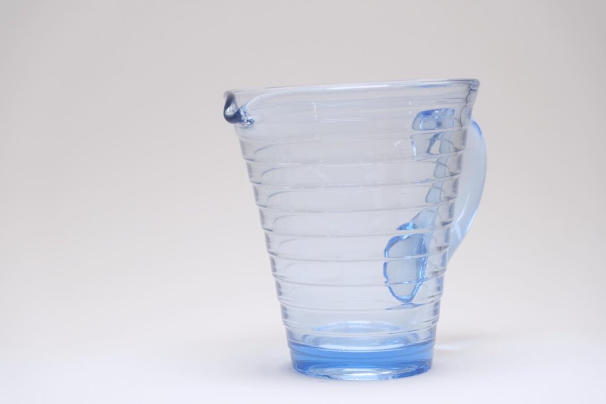 画像5: 北欧ビンテージガラス/Aino Aalto/アイノ・アアルト/Karhula/カルフラ/4644/ピッチャー/75cl/アズールブルー (5)