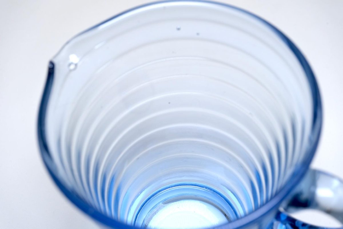 画像6: 北欧ビンテージガラス/Aino Aalto/アイノ・アアルト/Karhula/カルフラ/4644/ピッチャー/75cl/アズールブルー (6)