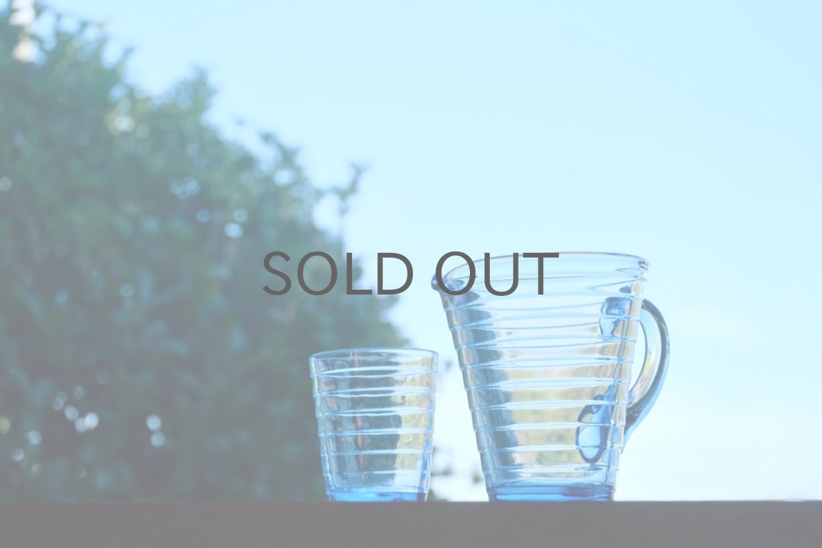 画像7: 北欧ビンテージガラス/Aino Aalto/アイノ・アアルト/Karhula/カルフラ/4056/タンブラー/アズールブルー (7)