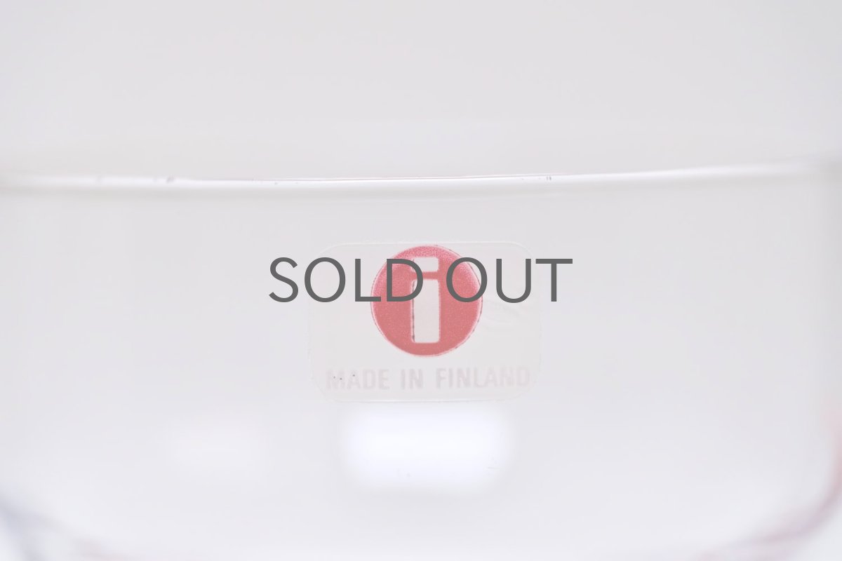 画像3: 北欧ビンテージ/iittala/イッタラ/TSAIKKA/ツァイッカ/クリア&レッドホルダー/レッド/ステッカー付き/No.1 (3)