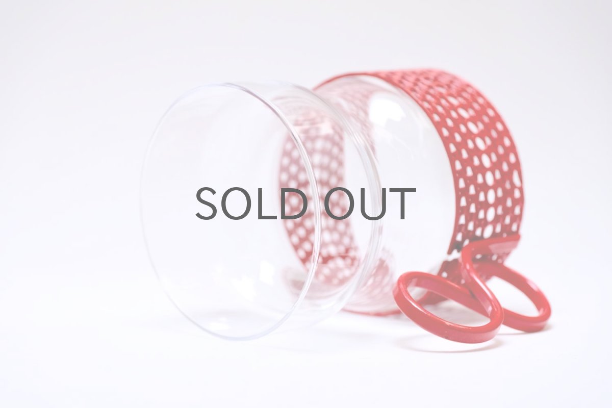 画像4: 北欧ビンテージ/iittala/イッタラ/TSAIKKA/ツァイッカ/クリア&レッドホルダー/レッド/No.2 (4)