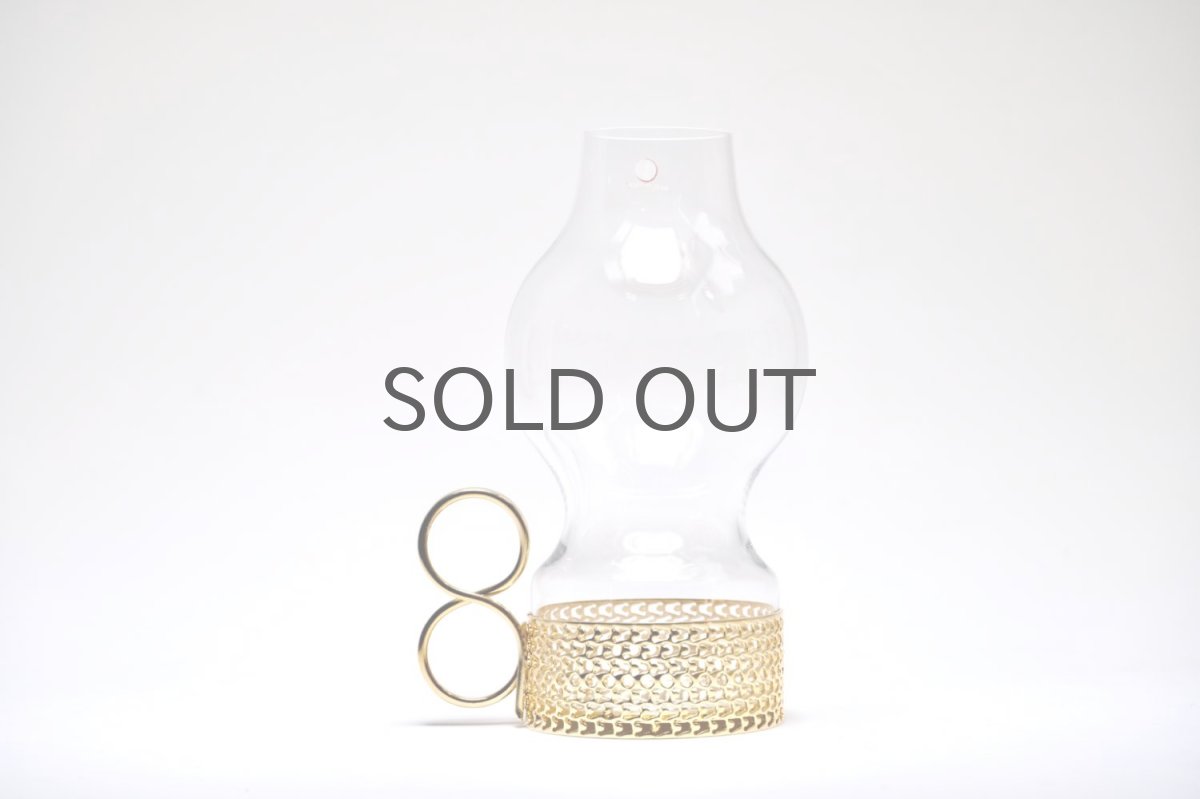 画像2: iittala/イッタラ/24Karaatti/24キャラット/ゴールドホルダー&クリアガラス/TSAIKKA/ツァイッカ/ランタン/キャンドルホルダー/Lサイズ (2)