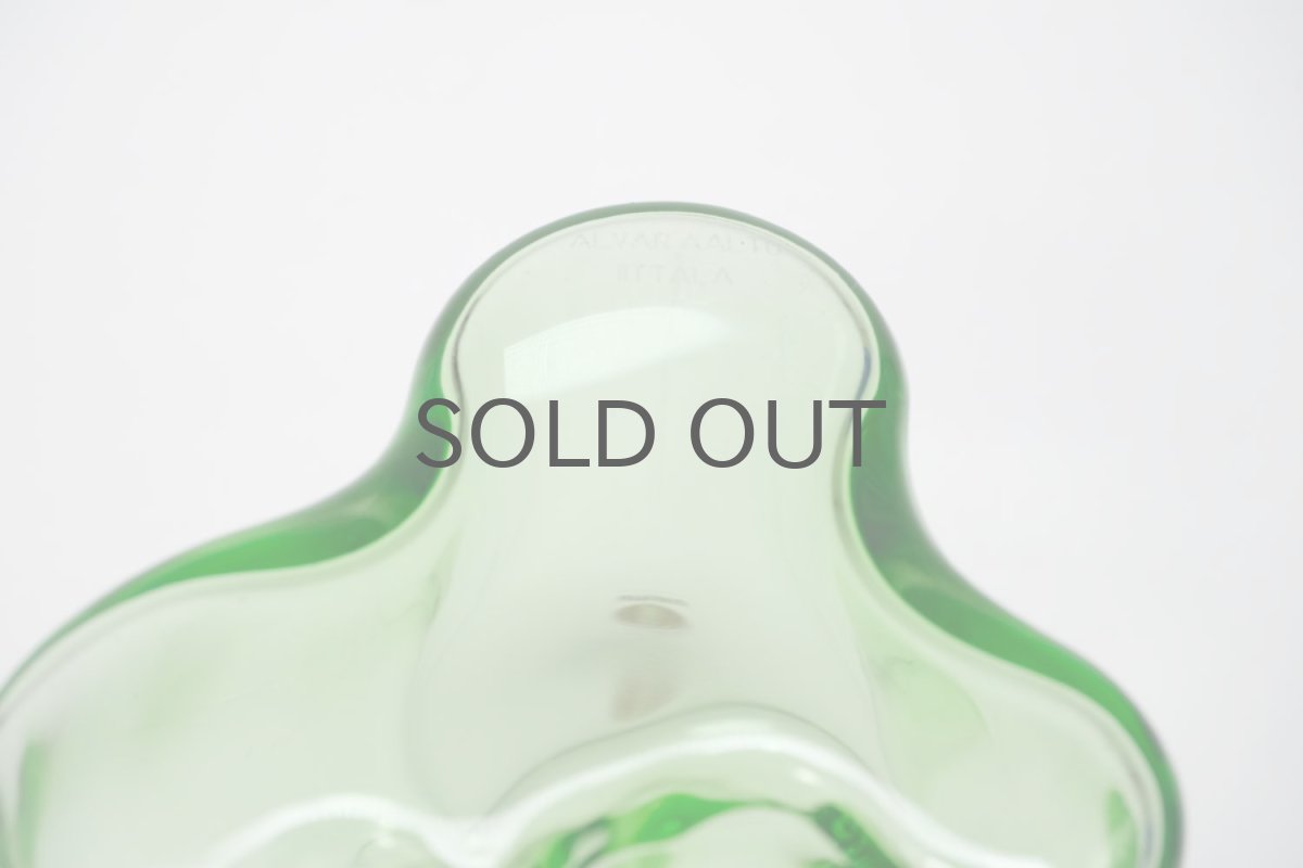 画像6: 北欧ビンテージ/iittala/イッタラ/Alvar Aalto/Alvar Aalto collection/Aalto vase/アアルトベース/H9.5cm/アップルグリーン (6)