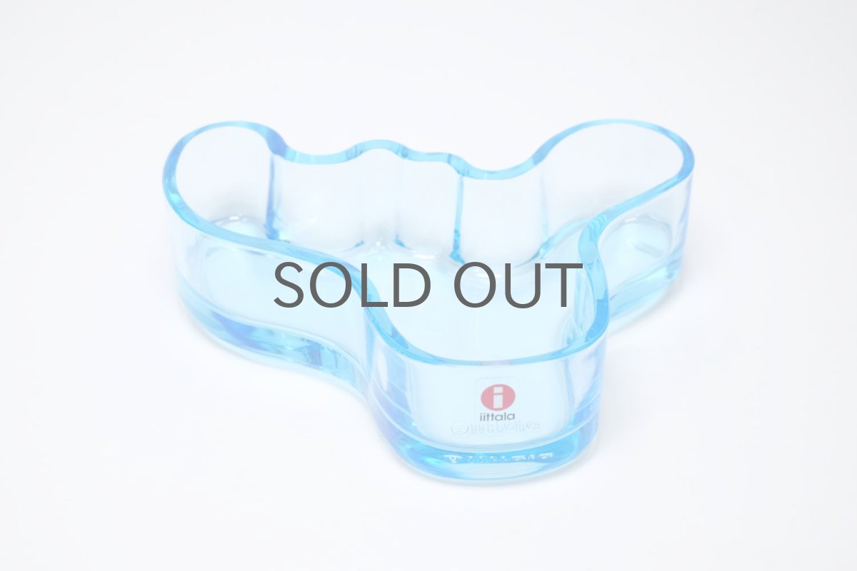 画像1: 北欧ビンテージ/iittala/イッタラ/Alvar Aalto/Aalto bowl/アアルトボウル/W13.8cm/ライトブルー/廃番 (1)
