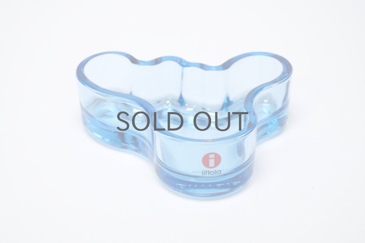画像2: 北欧ビンテージ/iittala/イッタラ/Alvar Aalto/Aalto bowl/アアルトボウル/W9.8cm/廃番/オリジナルボックス付き/ターコイスブルー (2)