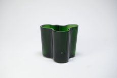 画像1: 北欧ビンテージ/iittala/イッタラ/Alvar Aalto/Aalto vase/アアルトベース/Savoy vase/ミニチュアベース/H5.5cm/グリーン (1)