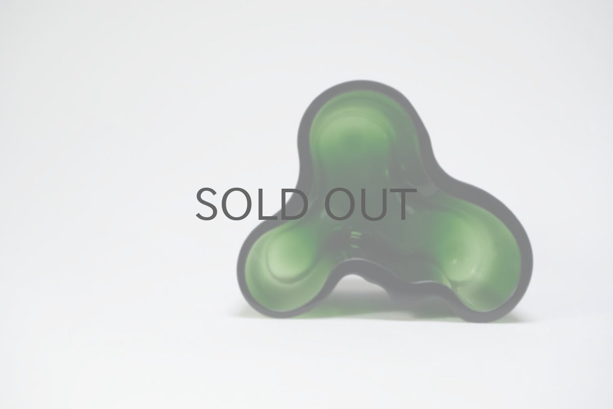 画像3: 北欧ビンテージ/iittala/イッタラ/Alvar Aalto/Aalto vase/アアルトベース/Savoy vase/ミニチュアベース/H5.5cm/グリーン (3)