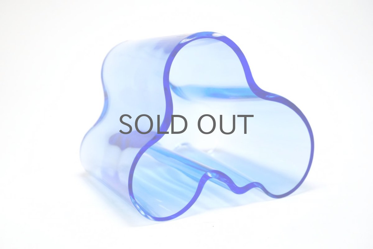 画像5: 北欧ビンテージ/iittala/イッタラ/Alvar Aalto/Alvar Aalto collection/Aalto vase/アアルトベース/H9.5cm/ウルトラマリンブルー (5)