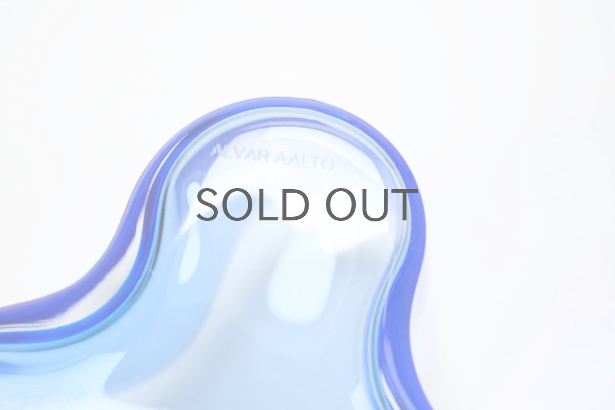 画像6: 北欧ビンテージ/iittala/イッタラ/Alvar Aalto/Alvar Aalto collection/Aalto vase/アアルトベース/H9.5cm/ウルトラマリンブルー (6)