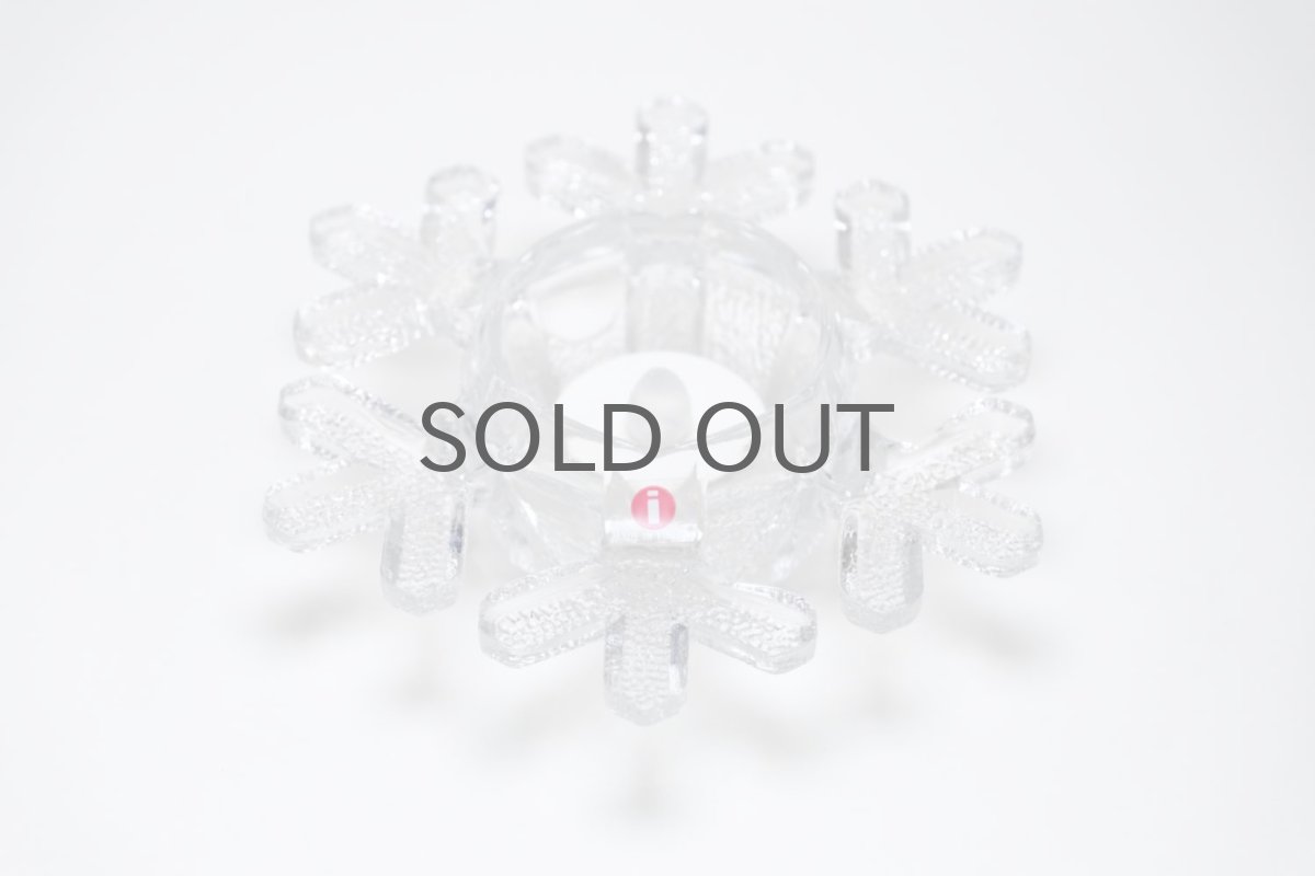 画像3: ビンテージ北欧雑貨/iittala/イッタラ/スノーフレーク/雪の結晶/キャンドルホルダー/No.1 (3)